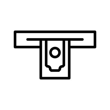 Nakit para çekme vektör simge işareti simge vektör çizim için kişisel ve ticari kullanım..