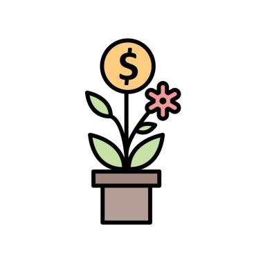 İş ağaç vektör simge işareti simge vektör çizim için kişisel ve ticari kullanım..