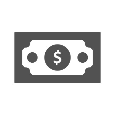 Banknot vektör simge işareti simge vektör çizim için kişisel ve ticari kullanım..