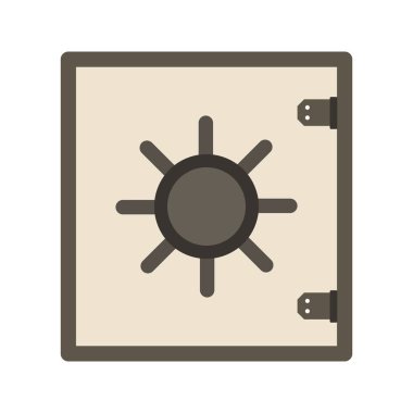 Güvenli vektör simge işareti simge vektör çizim kişisel ve ticari kullanım için..