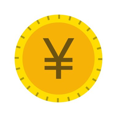 Yen vektör simge işareti simge vektör çizim kişisel ve ticari kullanım için..