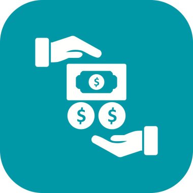 Maaş vektör simge işareti simge vektör çizim kişisel ve ticari kullanım için..