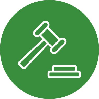 Kişisel ve ticari kullanım için açık artırma vektör simge işareti simge vektör çizim..