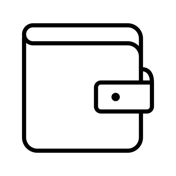 Wallet Vector Icon Sign Icon Ilustración Vectores Para Uso Personal — Archivo Imágenes Vectoriales