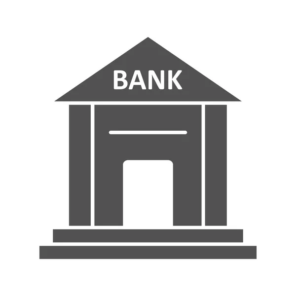 Bank Vector Icon Signaal Pictogram Vectorillustratie Voor Persoonlijk Commercieel Gebruik — Stockvector
