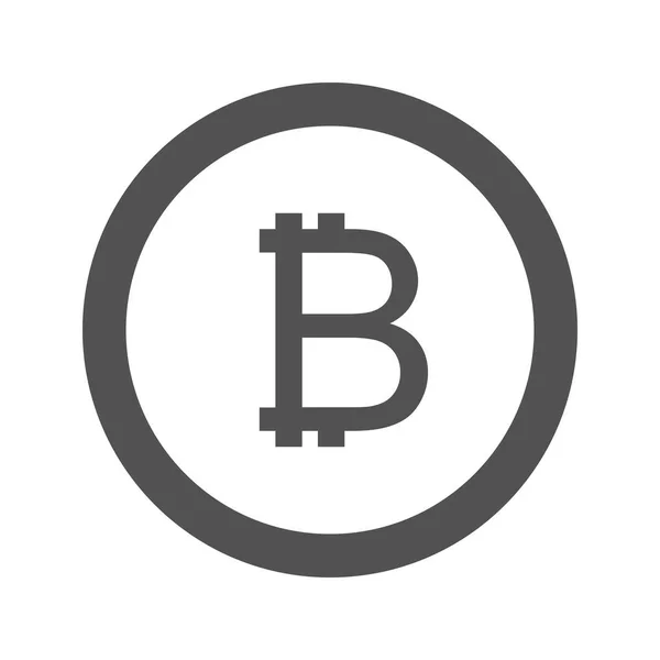 Bitcoin Vector Icon Sign Icon Vector Illustration Personal Commercial Use — стоковый вектор