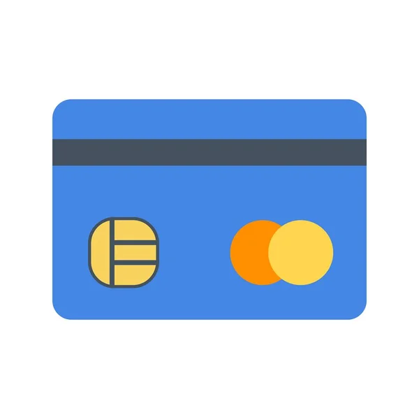 Kreditkarten Vektor Symbol Symbol Vektor Illustration Für Den Persönlichen Und — Stockvektor