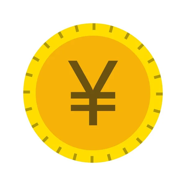 Yen Vektor Symbol Symbol Vektor Illustration Für Den Persönlichen Und — Stockvektor