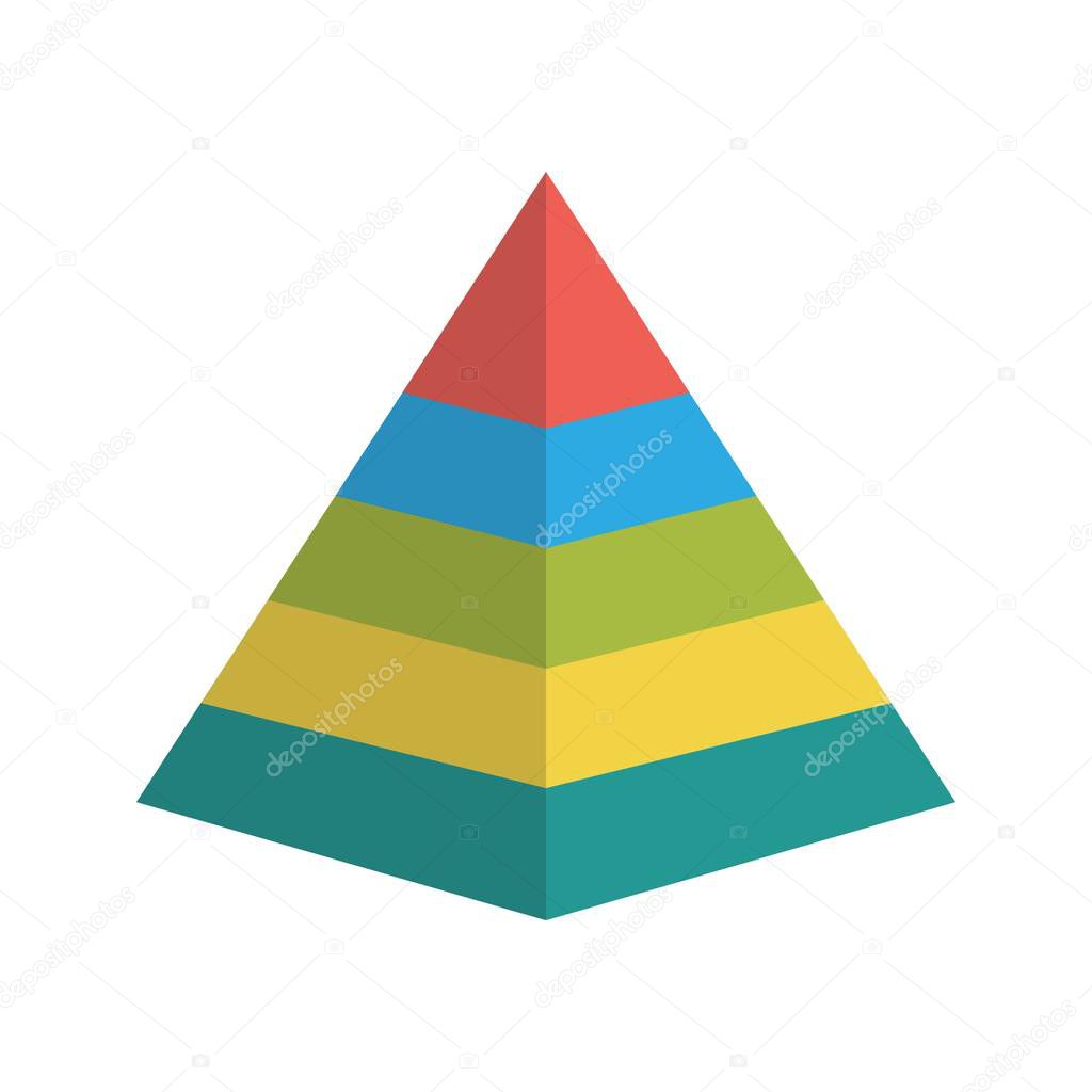 Pyramid Vector Icon Sign Icon Vector Illustration For Personal And Commercial Use..