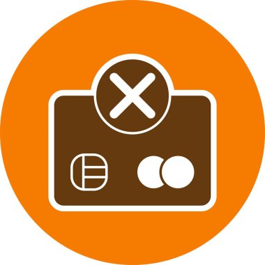 Ödeme başarısızlık vektör simge işareti simge vektör çizim kişisel ve ticari kullanım için..