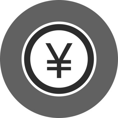 Yen vektör simge işareti simge vektör çizim kişisel ve ticari kullanım için..