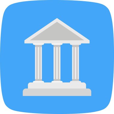 Banka vektör simge işareti simge vektör çizim kişisel ve ticari kullanım için..