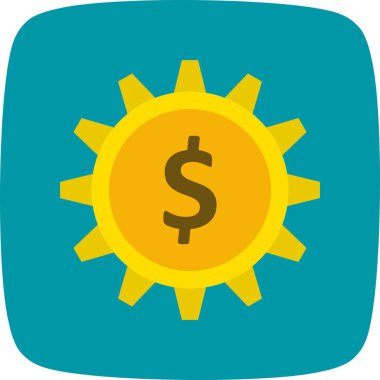 İş cog vektör simge işareti simge vektör çizim için kişisel ve ticari kullanım..