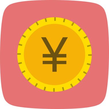 Yen vektör simge işareti simge vektör çizim kişisel ve ticari kullanım için..