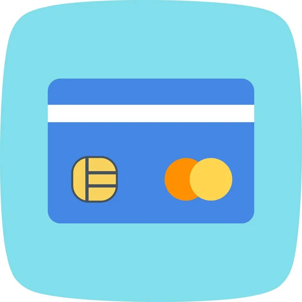 Kreditkort Vektor Ikonen Logga Ikonen Vektor Illustration För Personlig Och — Stock vektor