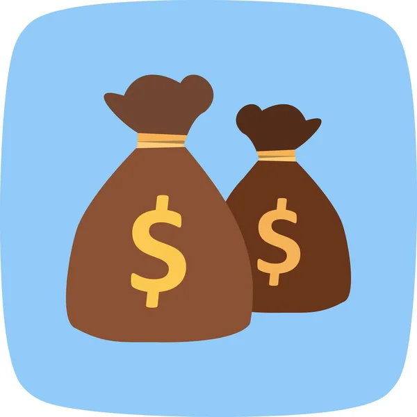 Money bags Vector Icon Sign Icon Vector Illustration For Personal And Commercial Use..