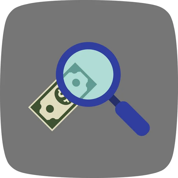 Money Search Vector Icon Sign Icon Vector Illustration For Personal And Commercial Use..