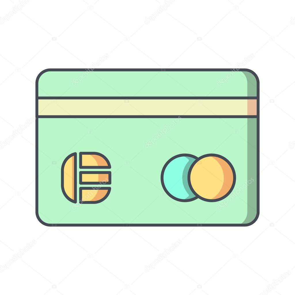 Credit card Vector Icon Sign Icon Vector Illustration For Personal And Commercial Use..