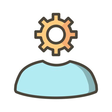 Yönetim vektör simge işareti simge vektör çizim kişisel ve ticari kullanım için..