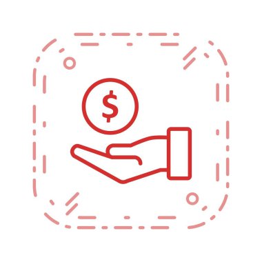 Kredi vektör simge işareti simge vektör çizim kişisel ve ticari kullanım için..