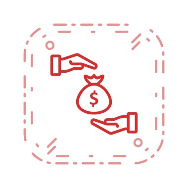 Vektör simge işareti simge vektör çizim kişisel ve ticari kullanım için rüşvet..