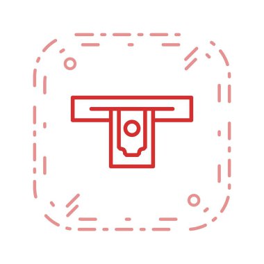 Nakit para çekme vektör simge işareti simge vektör çizim için kişisel ve ticari kullanım..