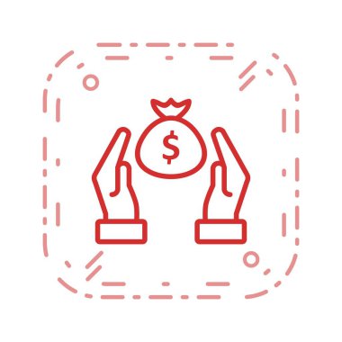 Tasarruf vektör simge işareti simge vektör çizim kişisel ve ticari kullanım için..