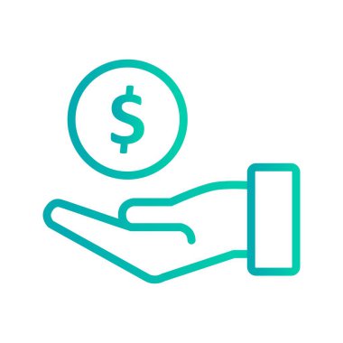 Kredi vektör simge işareti simge vektör çizim kişisel ve ticari kullanım için..