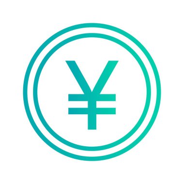 Yen vektör simge işareti simge vektör çizim kişisel ve ticari kullanım için..