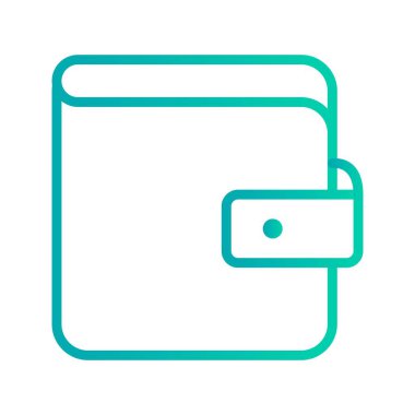 M-cüzdan vektör simge işareti simge vektör çizim kişisel ve ticari kullanım için..