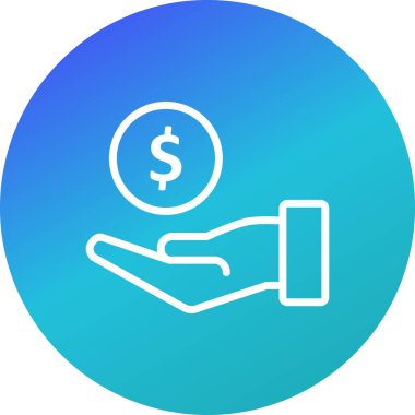 Kredi vektör simge işareti simge vektör çizim kişisel ve ticari kullanım için..