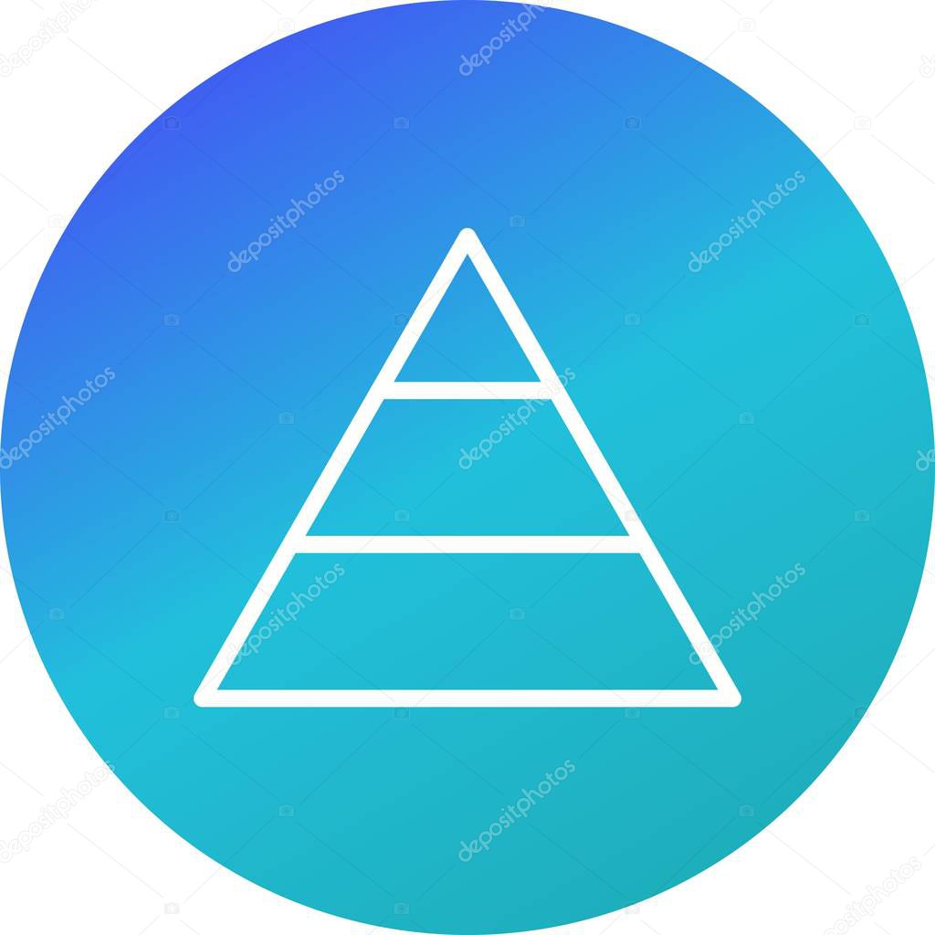 Pyramid Vector Icon Sign Icon Vector Illustration For Personal And Commercial Use..