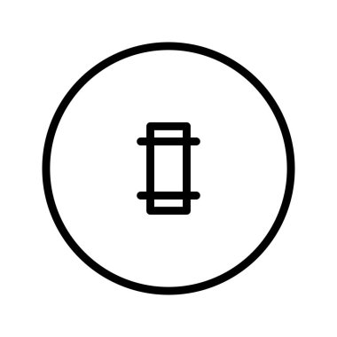 Kriket zemin vektör simge işareti simge vektör çizim kişisel ve ticari kullanım için..