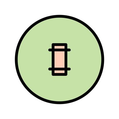 Kriket zemin vektör simge işareti simge vektör çizim kişisel ve ticari kullanım için..