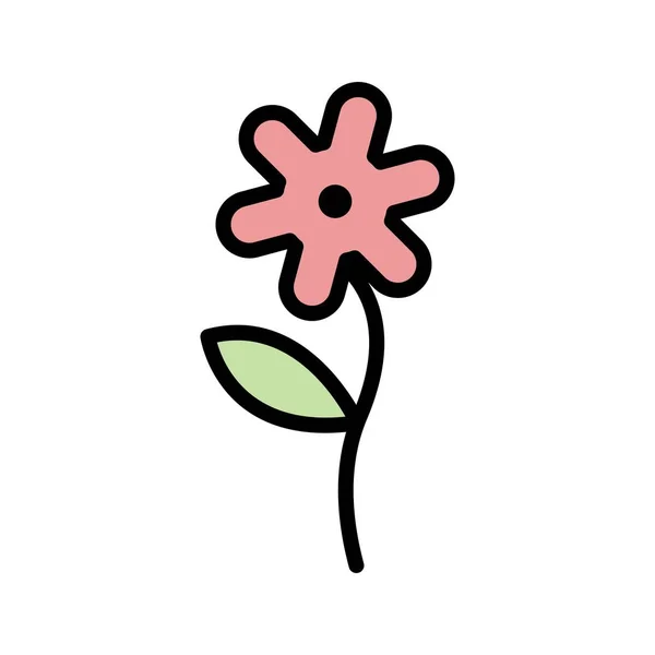 Icono Vectores Flores Icono Signos Ilustración Vectores Para Uso Personal — Archivo Imágenes Vectoriales