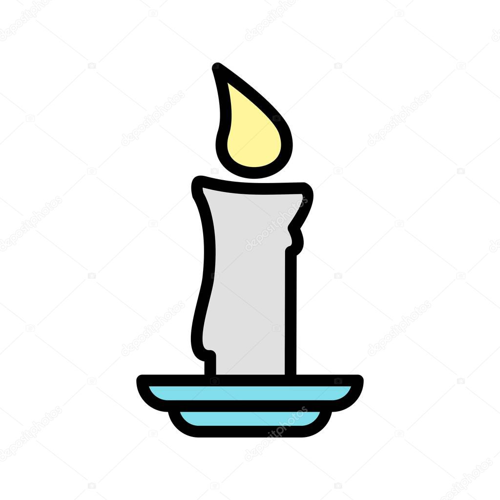 Candle Vector Icon Sign Icon Vector Illustration For Personal And Commercial Use..