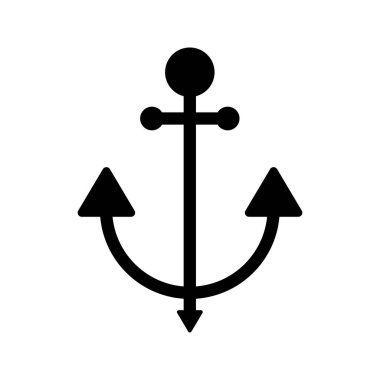 Çapa vektör simge işareti simge vektör çizim kişisel ve ticari kullanım için..