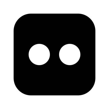 Zar iki vektör simge işareti simge vektör çizim kişisel ve ticari kullanım için..