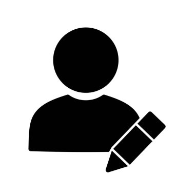 Kişisel ve ticari kullanım için profil vektör simge işareti simge vektör çizim düzenleme..