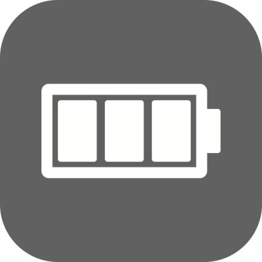 Tam dolu pil vektör simge işareti simge vektör çizim kişisel ve ticari kullanım için..