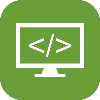 Programlama vektör simge işareti simge vektör çizim kişisel ve ticari kullanım için..