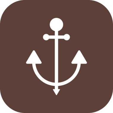 Çapa vektör simge işareti simge vektör çizim kişisel ve ticari kullanım için..