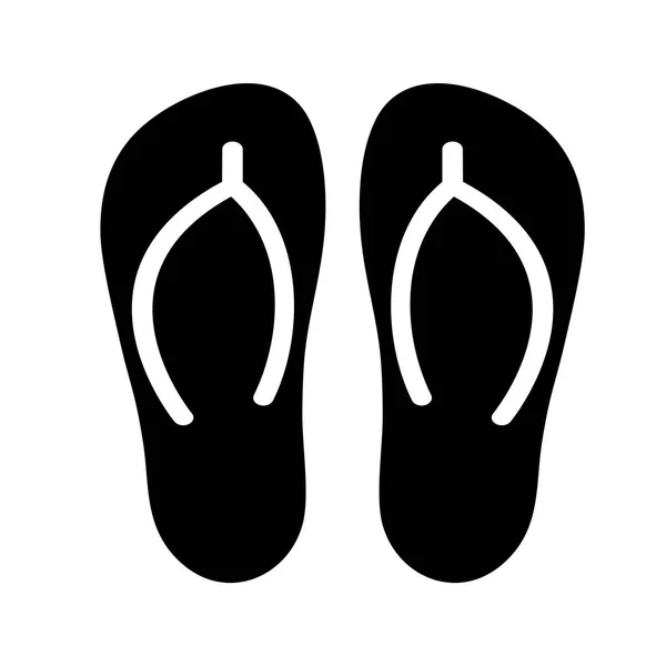 Zapatillas Vector Icon Sign Icon Vector Illustration Para Uso Personal — Archivo Imágenes Vectoriales