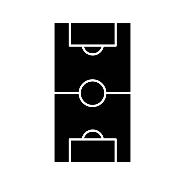 Fußballfeld Vektor Symbol Symbol Vektor Illustration Für Den Persönlichen Und — Stockvektor