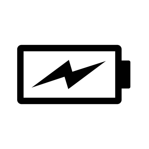 充电电池矢量图标标志图标矢量插图供个人和商业使用 — 图库矢量图片