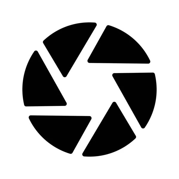 Shutter Vektor Symbol Symbol Vektor Illustration Für Den Persönlichen Und — Stockvektor