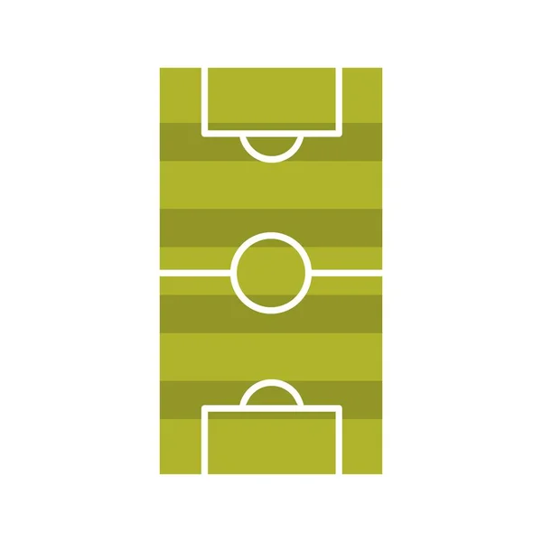 Fußballfeld Vektor Symbol Symbol Vektor Illustration Für Den Persönlichen Und — Stockvektor