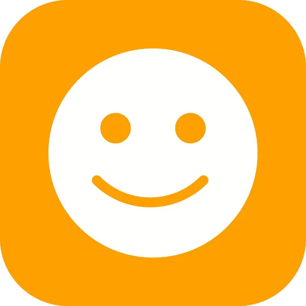 Happy Emoticon Vector Icon Sign Icon Vector Illustration Personal Commercial — Stock Vector