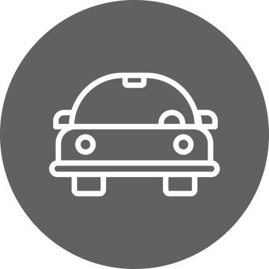 Çizgi film araba vektör simge işareti simge vektör çizim için kişisel ve ticari kullanım..