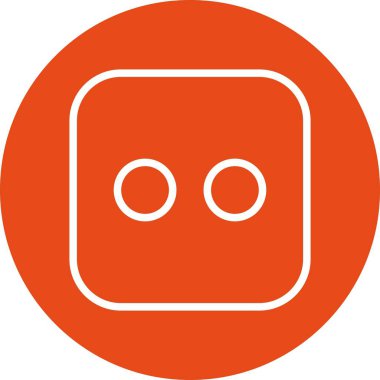 Zar iki vektör simge işareti simge vektör çizim kişisel ve ticari kullanım için..